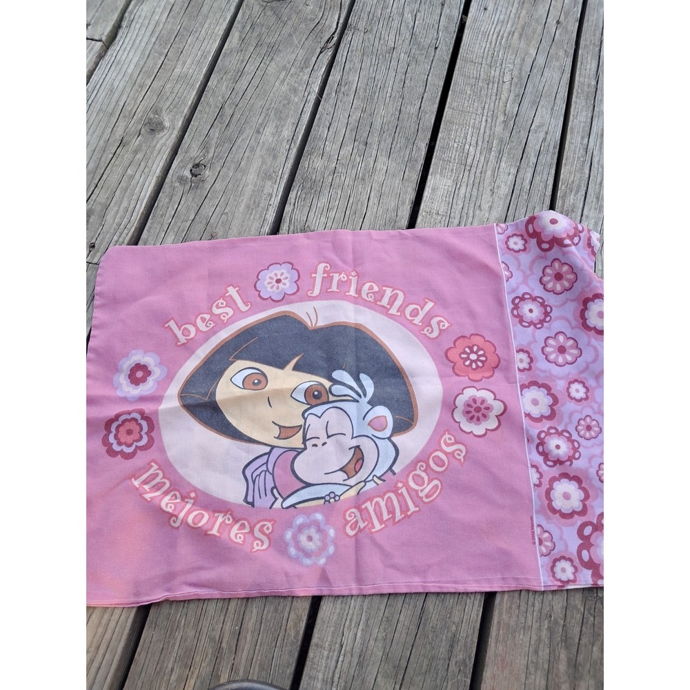 Dora the Explorer Standard Size Double Sided Pillowcase Best Friend Y2k 2000s J9